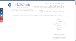 Desktop Screenshot of horolab.com