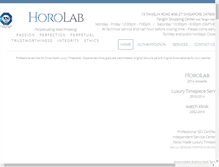 Tablet Screenshot of horolab.com